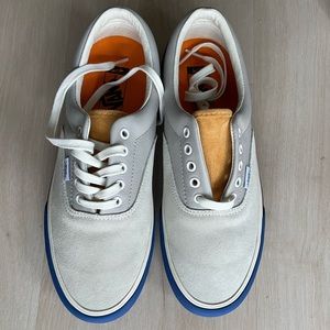 New Vans - Men’s 10 - Era- suede/leather, tan and blue sole